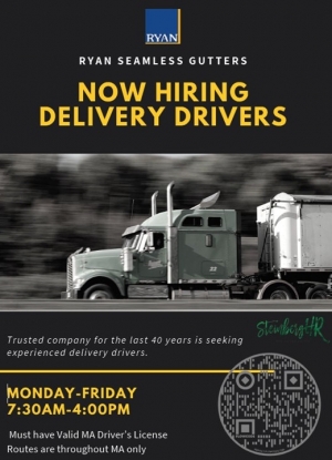 Non-CDL Delivery Drivers Wanted - Westwood, MA